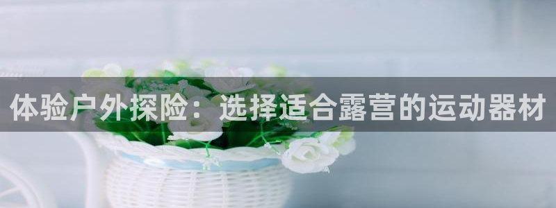 凯捷体育娱乐下载：体验户外探险：选择适合露营的运动器